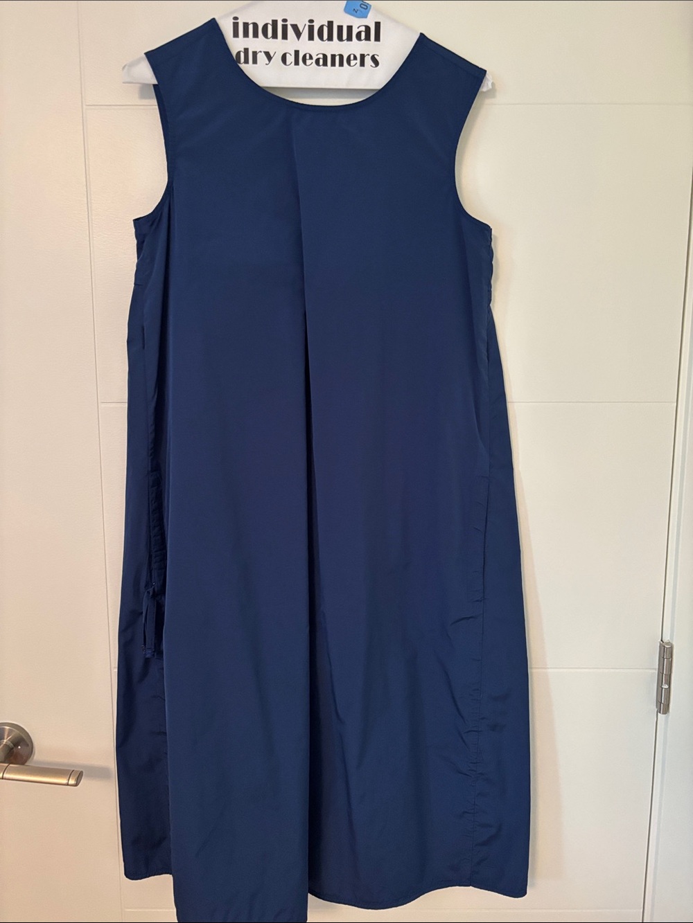 MaxMara Navy Sleeveless Maxi Shift Dress